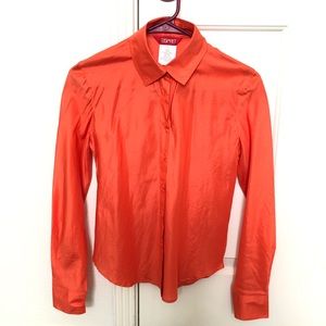 Esprit silk shirt XXS NWOT